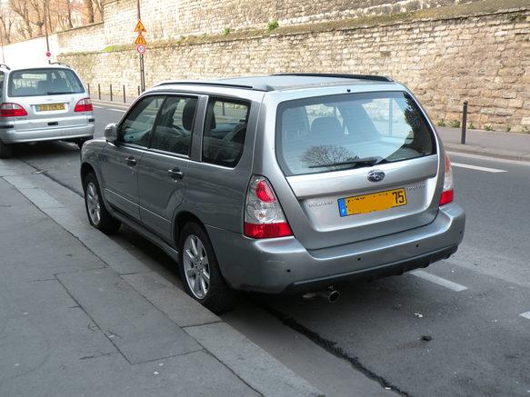  arrière de Subaru Forester